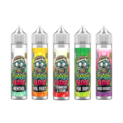 Zombie Blood 50ml Shortfill 0mg (50VG/50PG) - Flavour: Blue Crystal