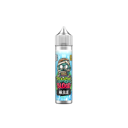 Zombie Blood 50ml Shortfill 0mg (50VG/50PG) - Flavour: Blue Crystal