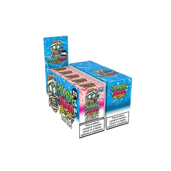 20mg Zombie Blood 10ml Nic Salts - Pack Of 5 (50VG/50PG) - Flavour: Tobacco