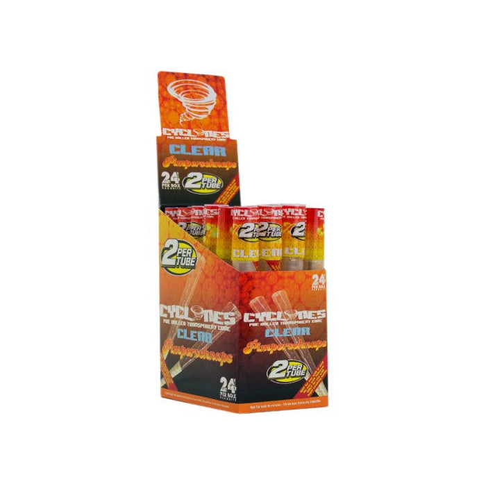Cyclones Pre Rolled Clear Cones - 24 pack - Flavour: Grape