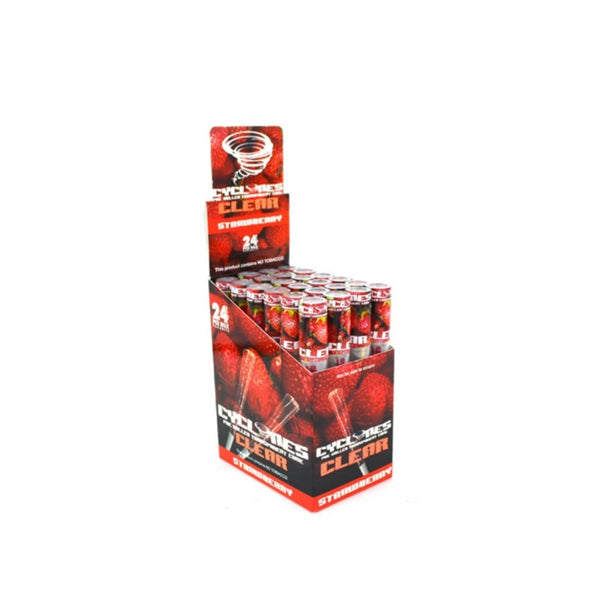 Cyclones Pre Rolled Clear Cones - 24 pack - Flavour: Grape