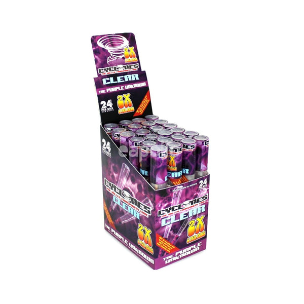 Cyclones Pre Rolled Clear Cones - 24 pack - Flavour: Clear