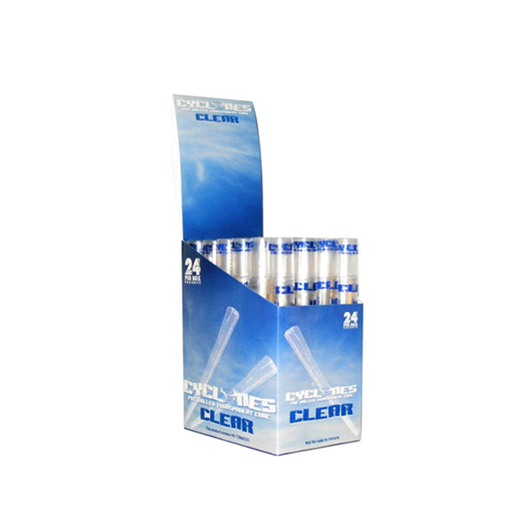 Cyclones Pre Rolled Clear Cones - 24 pack - Flavour: Grape