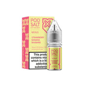 10mg Pod Salt Nexus 10ml Nic Salt (50VG/50PG) - Flavour: Pear Apple Raspberry