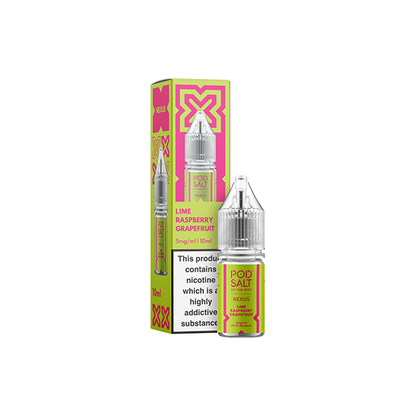 5mg Pod Salt Nexus 10ml Nic Salt (50VG/50PG) - Flavour: Fuji Apple Peach