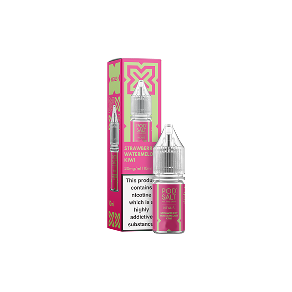 10mg Pod Salt Nexus 10ml Nic Salt (50VG/50PG) - Flavour: Pink Purple Lemonade
