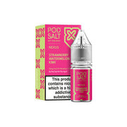 10mg Pod Salt Nexus 10ml Nic Salt (50VG/50PG) - Flavour: Sweet Strawberry Lemonade