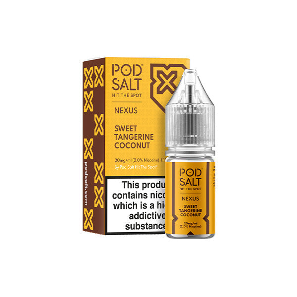 20mg Pod Salt Nexus 10ml Nic Salt (50VG/50PG) - Flavour: Sweet Strawberry Lemonade