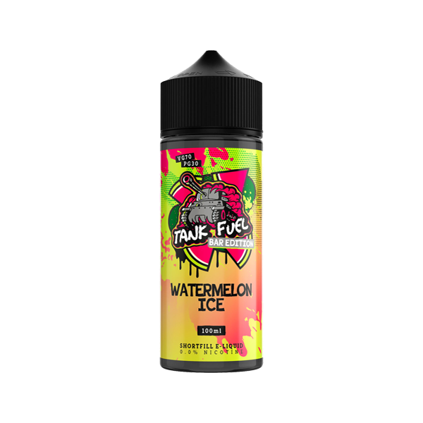 Tank Fuel Bar Edition 100ml Shortfill 0mg (70VG/30PG) - Flavour: Grape Ice