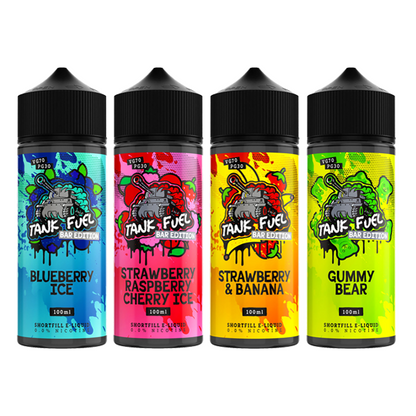 Tank Fuel Bar Edition 100ml Shortfill 0mg (70VG/30PG) - Flavour: Grape Ice
