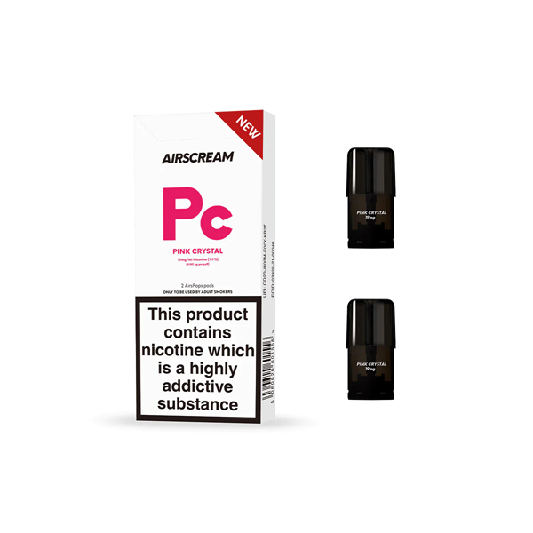 AirsPops Pre-filled Replacement Pods 2PCS 1.2ml - Flavour: Classic Toba