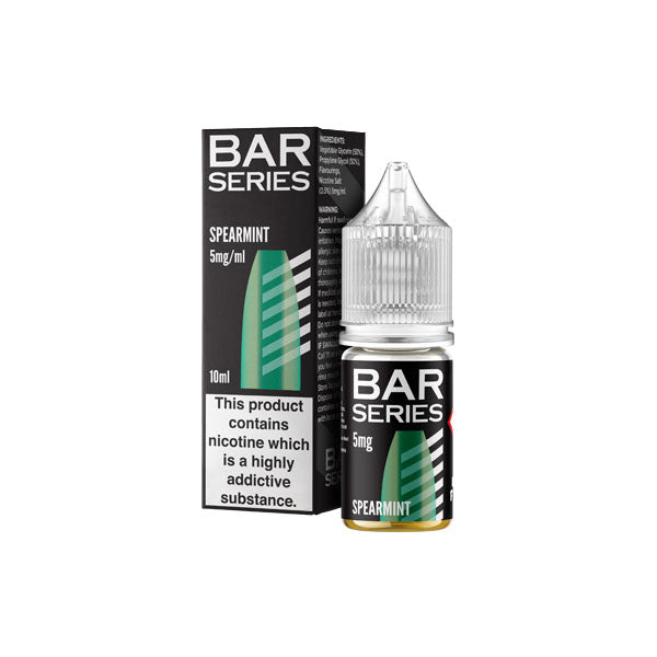 5mg Bar Series 10ml Nic Salts (50VG/50PG) - Flavour: Sweet Strawberry