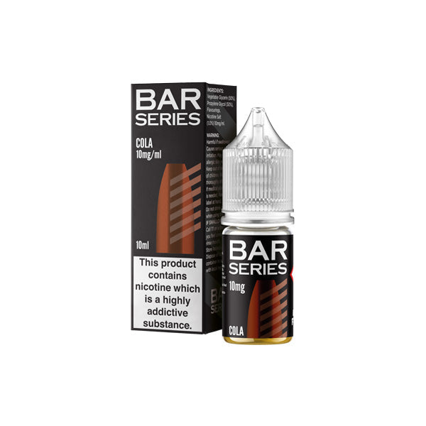 10mg Bar Series 10ml Nic Salts (50VG/50PG) - Flavour: Strawberry Watermelon Bubblegum