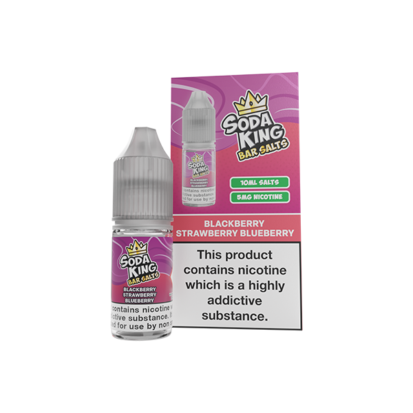 5mg Soda King Bar SALTS Nic Salts 10ml - (50VG/50PG) - Flavour: Gummy Bear