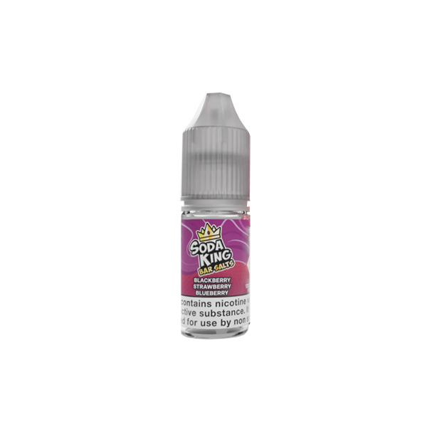 Soda King Bar SALTS 5mg Nic Salts 10ml - (50VG/50PG) - Flavour: Strawberry Watermelon