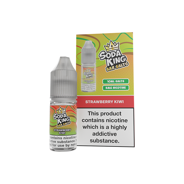 5mg Soda King Bar SALTS Nic Salts 10ml - (50VG/50PG) - Flavour: Gummy Bear