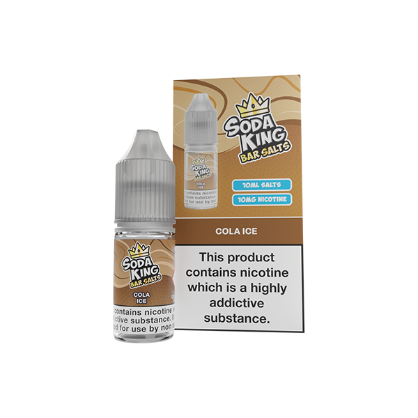 10mg Soda King Bar SALTS Nic Salts 10ml - (50VG/50PG) - Flavour: Gummy Bear