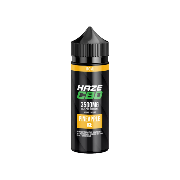 Haze 3500mg CBD E-Liquid 100ml (50VG/50PG) - Flavour: Red A