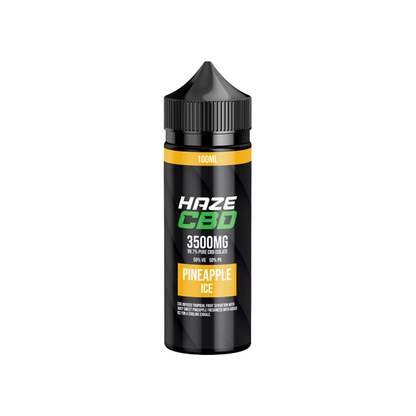 Haze 3500mg CBD E-Liquid 100ml (50VG/50PG) - Flavour: Red A