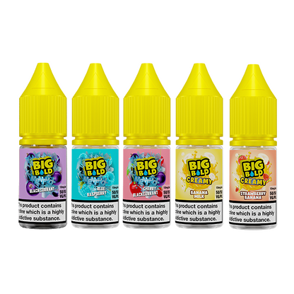 10mg Big Bold Nic Salt 10ml (50VG/50PG) - Flavour: Blue razz Menthol