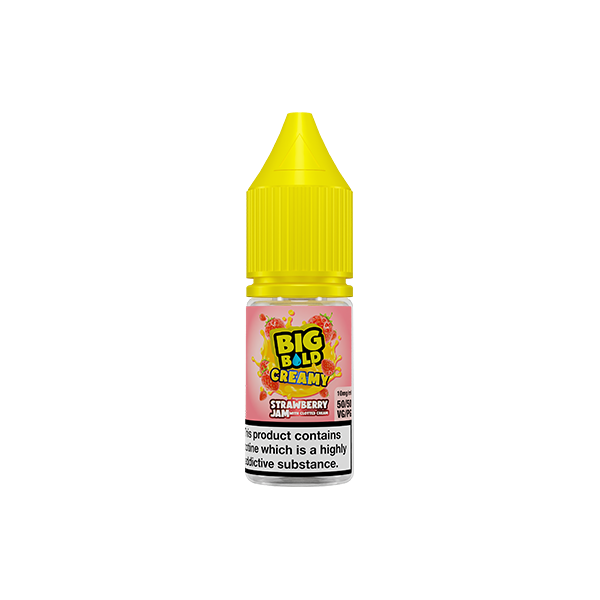 10mg Big Bold Nic Salt 10ml (50VG/50PG) - Flavour: Blue razz Menthol