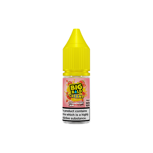 10mg Big Bold Nic Salt 10ml (50VG/50PG) - Flavour: Blue razz Menthol