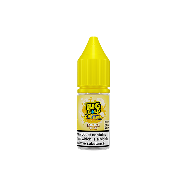 20mg Big Bold Nic Salt 10ml (50VG/50PG) - Flavour: Banana Milk