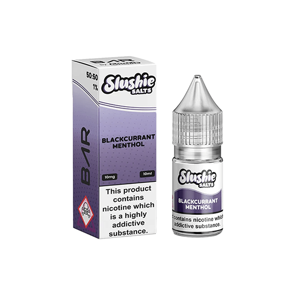 20mg Bar By Slushie 10ml Bar Salts (50VG/50PG) - Flavour: Strawberry Apple Blackcurrant