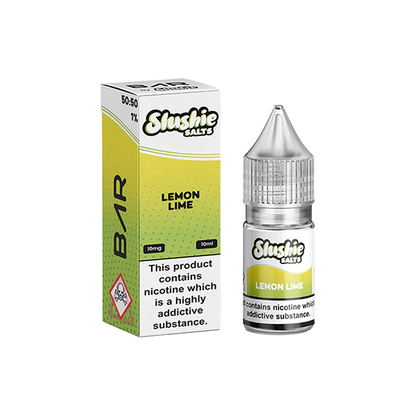 10mg Bar By Slushie 10ml Bar Salts (50VG/50PG) - Flavour: Peach Ice