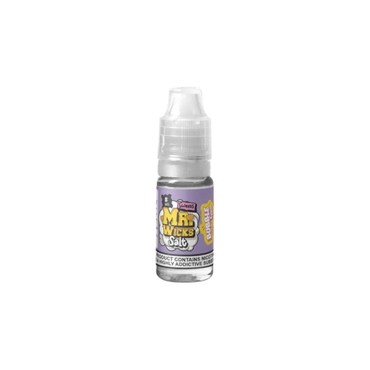 20mg Mr Wicks Nic Salts 10ml (50VG/50PG) - Flavour: Pear & Raspberry