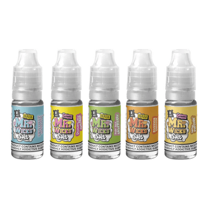 20mg Mr Wicks Nic Salts 10ml (50VG/50PG) - Flavour: Mr Blue