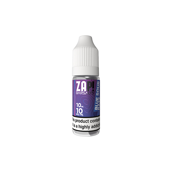 10mg ZAP! Bar Salts Nic Salt 10ml (50VG/50PG) - Flavour: Lemon & Lime