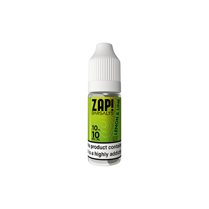 10mg ZAP! Bar Salts Nic Salt 10ml (50VG/50PG) - Flavour: Blue Sour Razz