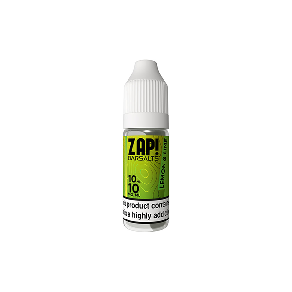 10mg ZAP! Bar Salts Nic Salt 10ml (50VG/50PG) - Flavour: Strawberry Kiwi
