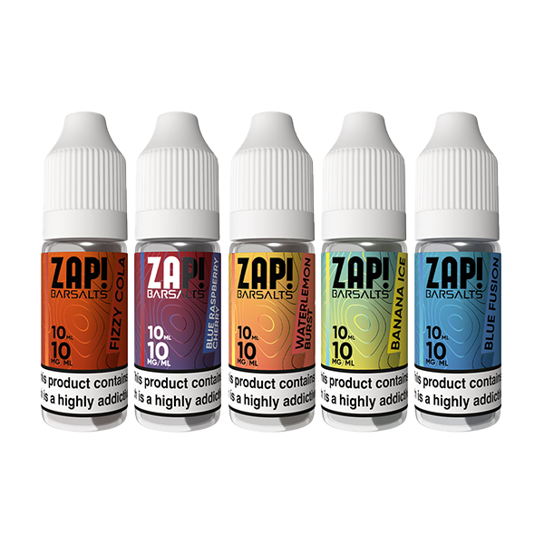 10mg ZAP! Bar Salts Nic Salt 10ml (50VG/50PG) - Flavour: Strawberry Kiwi