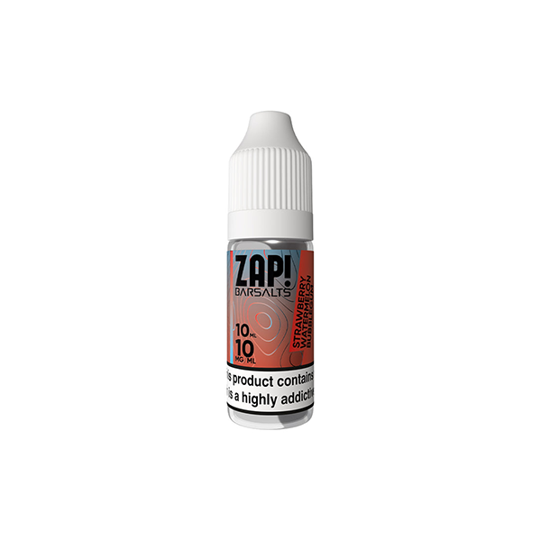 10mg ZAP! Bar Salts Nic Salt 10ml (50VG/50PG) - Flavour: Watermelon Burst