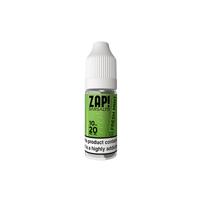 20mg ZAP! Bar Salts Nic Salt 10ml (50VG/50PG) - Flavour: Fizzy Cola