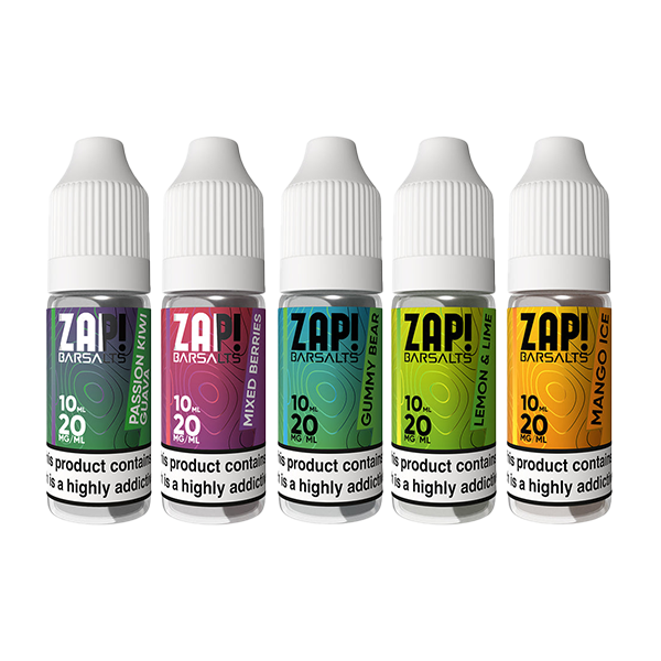 20mg ZAP! Bar Salts Nic Salt 10ml (50VG/50PG) - Flavour: Blue Sour Razz