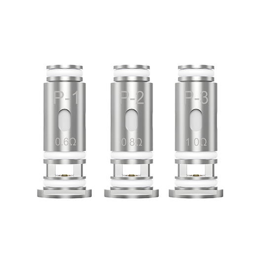 Smoant P Series Replacement Coils 3 Per Pack (0.6Ohm, 0.8Ohm, 1.0Ohm) - Resistances: P-1 0.6ohm