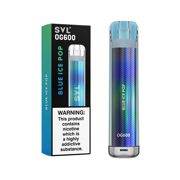 20mg SVL OG600 Disposable Vape 600 Puffs - Flavour: Blue Razz Gummy