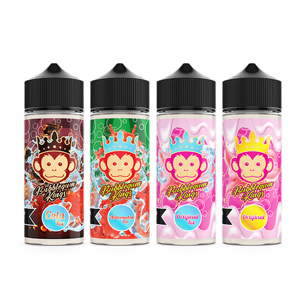 0mg Dr Vapes Bubblegum Kings 100ml Shortfill (78VG/22PG) - Flavour: Bubblegum Watermelon Ice