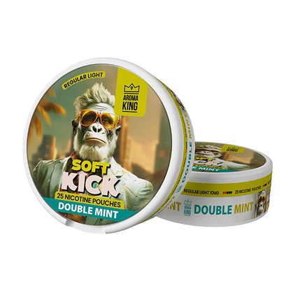 10mg Aroma King Soft Kick Nicotine Pouches - 25 Pouches - Flavour: Freeze Ice