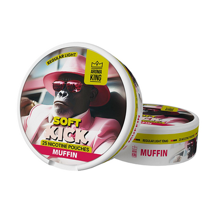 10mg Aroma King Soft Kick Nicotine Pouches - 25 Pouches - Flavour: Double Mint