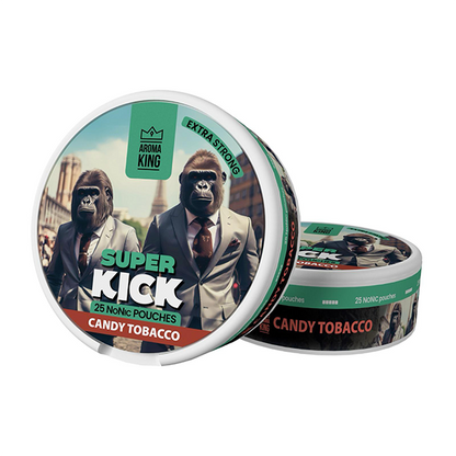 25mg Aroma King Super Kick NoNic Pouches - 25 Pouches - Flavour: Freeze Ice