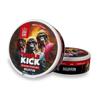 100mg Aroma King Triple Kick NoNic Pouches - 25 Pouches - Flavour: Exotic Ice