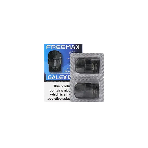 Freemax Galex V2 Replacement Pods 2 Per Pack (0.6Ohm, 0.8Ohm, 1.0Ohm) - Resistances: 0.6ohm