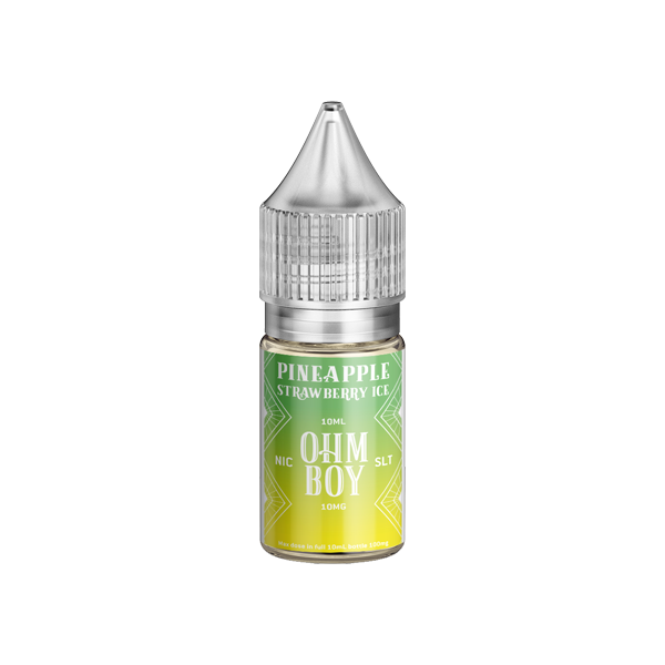 5mg Ohm Boy SLT 10ml Nic Salt (50VG/50PG) - Flavour: Strawberry Banana Ice