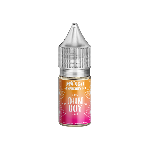 5mg Ohm Boy SLT 10ml Nic Salt (50VG/50PG) - Flavour: Mango Raspberry Ice