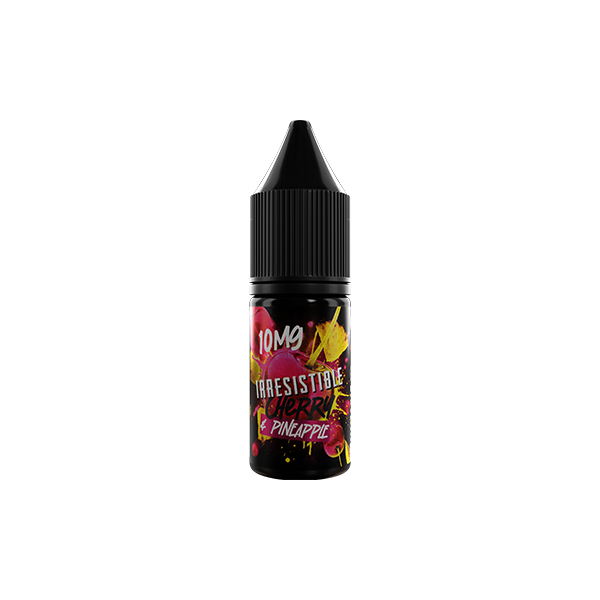 10mg Irresistible 10ml Nic Salt (50VG/50PG) - Flavour: Cherry & Blue Razz
