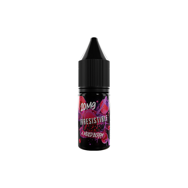 20mg Irresistible 10ml Nic Salt (50VG/50PG) - Flavour: Cherry & Lemon